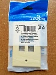41080-4IP Leviton 4-PORT Quickport Wallplate Single Gang Ivory Quantity Of 5. Fixed Price $12.50.