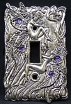 Purple Fairy Pewter Light Switch Plate Single Fellowship Foundry Us *new*. Fixed Price $37.99.