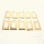Creative Accents 15055 Polished Brass 1-GANG Decorator Gfi Wallplate Cover 10PCS. Fixed Price $39.89.