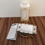 Lutron DVELV-300P-WH Diva 300W Single Pole Preset Light Dimmer White. Fixed Price $50.00.