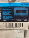 4 Pack Legrand Adorne Felt Green Soft Touch Gang Wall Plate New. Fixed Price $45.00.