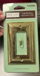 Allen + Roth Wall Plate Polished Brass -single Decorator #143993. Fixed Price $7.00.