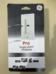 Ge 1-GANG Pro White Single Hdmi Wall Plate 35291 New. Fixed Price $12.00.