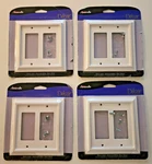 Amerelle 2 Rocker Configuration Wall Plates Distressed White Set Of 4 New. Fixed Price $36.00.