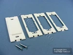 Leviton White Screwless Wall Plate Blank Filler Insert Kit Gfci Gfi 80314-W. Fixed Price $8.54.