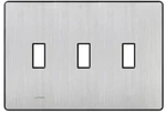 Lutron Fassada Gang Wallplate Toggle Dimmer & Switches, FW-3-SS, Stainless. Fixed Price $28.95.