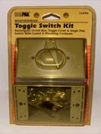 Weatherproof Toggle Switch Kit Outlet Box Cover & Single Pole. Fixed Price $18.99.