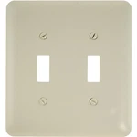 Amerelle 935TTAL Wallplate, In 4-5/8 W, 2 -gang, Steel, Light Almond. Fixed Price $13.89.