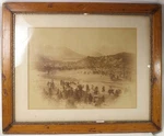 F97802 Estes Park Colorado W.h. Jackson Mammoth Plate Albumen Print & Frame. Fixed Price $1250.00.