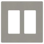 Lutron SC-2-CS Claro Screwless Designer Wall Plate W/two Gang, Cobble Stone Fini. Fixed Price $12.99.