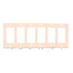 Leviton 80436-I Ivory 6-GANG Decora Wallplate Gfci Gfi Plastic Standard Cover. Fixed Price $15.19.