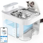 Hapaw Intelligent Pet Water Fountain, White, App-controlled Wi-fi Smart. Fixed Price $45.00.