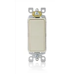 Leviton 05601-2TS Light Almond 1-POLE Rocker Ac Quiet Switch 4.2 X 1.4 In.. Fixed Price $8.82.