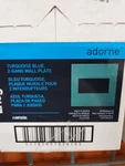 4 Pack Legrand Adorne Turquoise Blue 2 - Gang Wall Plate New. Fixed Price $25.00.