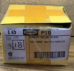 Nob Of 10 Hubbell Wiring Device-kellems P18 Toggle Switch Wall Plate Ivory. Fixed Price $50.00.