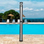 7.2 Ft Outdoor Solar Heated Shower 9.3 Gallon 2-SECTION Freestanding Grey. Fixed Price $129.99.