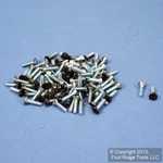100 Leviton Brown 1/2" Wallplate Switch Cover Screws 6-32 Oval Head 85000-PRT. Fixed Price $14.24.