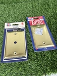 Intersel Solid Brass Cable Cover ( Lot Of 2 ) Both With Screws. Fixed Price $7.64.