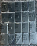 20 New Cooper Mid-size Single Toggle Unbreakable Screwless Wallplates Black Lot. Fixed Price $29.95.