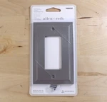 Allen & Roth Single Decorator Wall Plate Cover Brushed Nickel Finish 4896592. Fixed Price $9.99.