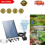 Eco-friendly Solar Water Fountain Pump With 4FT Lift Perfect For Ponds & Pools. Fixed Price $28.99.