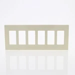 Leviton SJ266-SA Almond 6-GANG Decora Gfci Gfi Midway Screwless Cover Plate. Fixed Price $14.24.