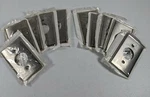 10 Leviton Stainless Steel 1-GANG 1.406" Receptacle Wallplate Outlet Cover 84004. Fixed Price $9.99.