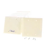 Hubbell NP23AL Almond 2-GANG Blank Unbreakable Wallplate Cover Box Mount 25PCS. Fixed Price $23.74.