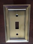 Lot Of 3 Brainerd Architectural Single Switch Plate Antique Bronze W10087-AB-C. Fixed Price $12.85.