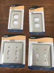 Amerelle 4 Pcs. 2-2TOGGLE Cast Metal Wall & Outlet Plates. Fixed Price $5.00.