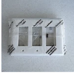 Pass & Seymour Unbreakable Plastic 3-GANG Decorator/rocker Wall Plate, 5 Pack. Fixed Price $11.99.