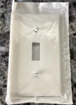 Leviton One Gang Toggle Switch Wall Plate 88001, 10/BOX. Fixed Price $9.36.