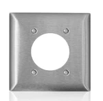 Leviton SL703-000 C-series Receptacle Wall Plate, Metal. Fixed Price $5.50.
