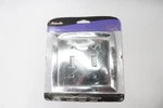 Amerelle Studio Wall Plate Cast Metal Polished Chrome 2-TOGGLE 61TTCH. Fixed Price $6.24.