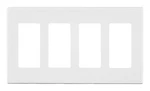 Leviton White 4-GANG Screwless Wallplate Decora Plus Polycarbonate 80312-SW. Fixed Price $15.20.
