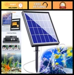 Solar Pond Aerator With Battery Backup, 3 Modes, 2 Air Stones, Outdoor Pump For. Fixed Price $46.79.