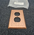 Monarch B07848TYC3: Pure Copper Hammered Duplex Wall Plate / Switch. Fixed Price $20.55.
