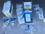 Lot Of Blank Single Gang And Various Specialty Low Voltage Wall Plates. Fixed Price $33.00.