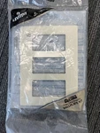 Leviton 80311-A 3-GANG Decora Snap-on / Screwless Wall Plate Almond. Fixed Price $9.50.