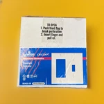(an) Lot Of 30 Leviton 80405-W 2-GANG Combination Wall Plate, White. Fixed Price $32.72.