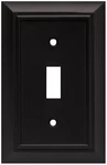 Liberty W10087-FB Architectural Single Switch Wall Plate Flat Black. Fixed Price $11.65.