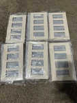 6PK Leviton 4-GANG Light Almond Decora/rocker Polycarbonate Standard Screwless. Fixed Price $56.44.