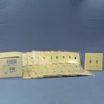 Eagle 2039V Ivory 2-GANG Toggle Switch Plastic Mid-size Wallplate Covers 25-PACK. Fixed Price $40.37.