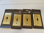 Lot Of Baldwin Solid Brass Classic Single Toggle Switch Plates 4751-030-CD New. Fixed Price $135.00.