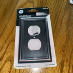 Ge Wall Plate Venetian Bronze Finish 40303 Nip. Fixed Price $8.00.