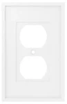 Liberty W44692-PW Simple Framed Single Duplex Outlet Wall Plate Cover Pure White. Fixed Price $9.65.