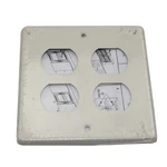 Wiremold Legrand V4047BB 2-GANG Cover Plate W/ Duplex Opening, Ivory. Fixed Price $9.00.
