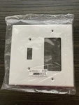 Hubbell PJ126W Whiteunbreakable Toggle Switch Gfci Receptacle Cover Pack Of 10. Fixed Price $11.99.