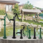 Black/green Hand Water Pump/stand Heavy Duty Cast Iron Garden Pitcher. Fixed Price $62.99.