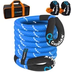 Kinetic Recovery Rope 1"X30FT 48500LBS With 2 Soft Shackles, Blue. Fixed Price $74.53.